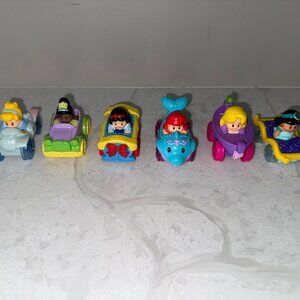 Little People Disney Princess Wheelies, Set of 6